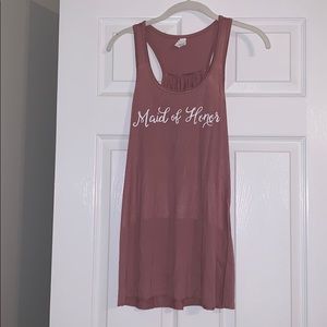 Maid of Honor Blush Shirt